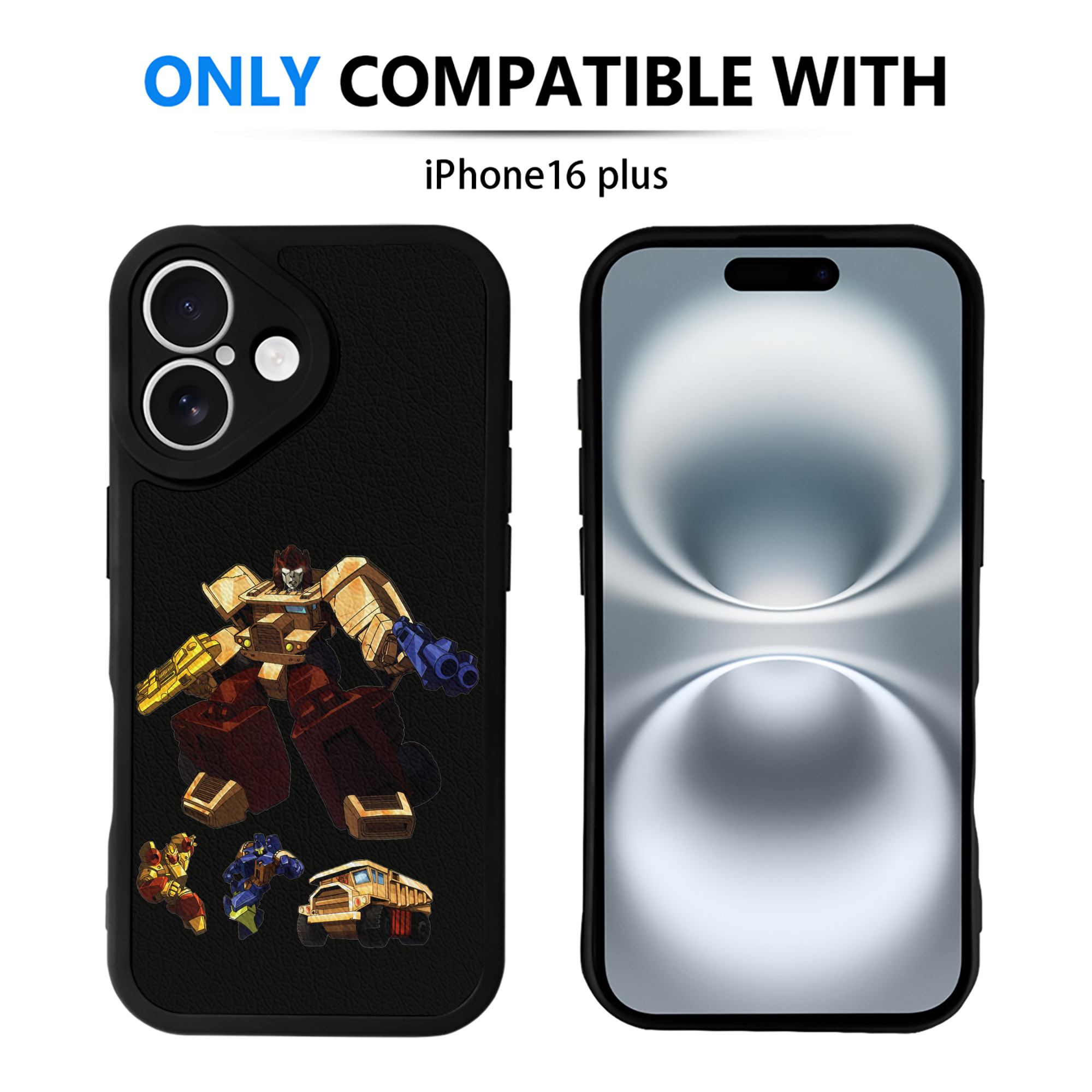 （画像用）  【iPhone 16シリーズ対応】シリコンスマホケース（レザー調） 材質：シリコン